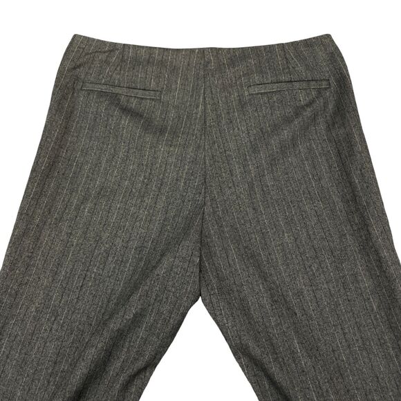 Elliott Lauren Trouser Pants Womens Size 4 Gray Pinstriped Bootcut Leg - Picture 15 of 16